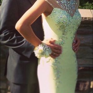 Pale yellow Gigi prom/formal dress